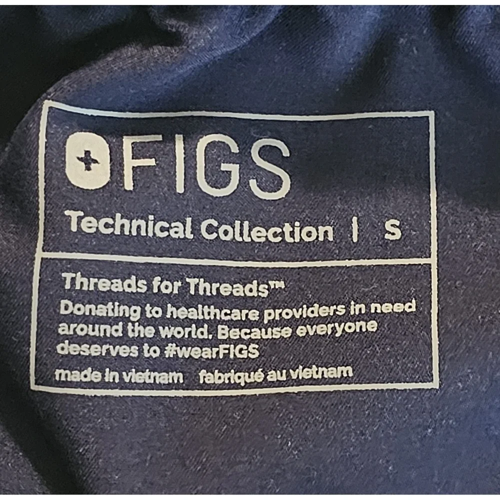 Figs Scrub Pants Mens Small Navy Drawstring Pisco Basic Medical